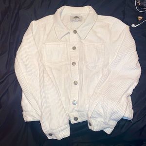 White Sunset Lane Teddy Jacket